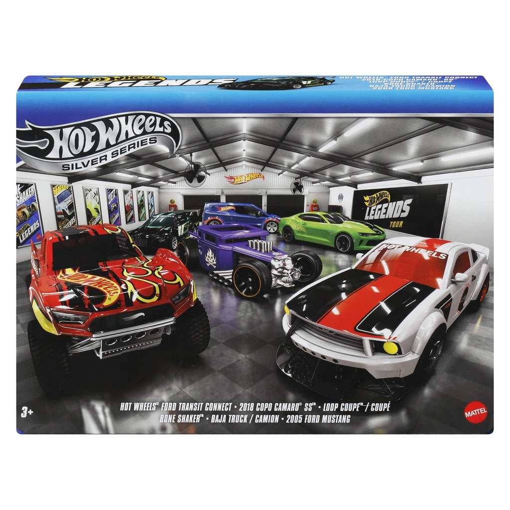 Produktbild Hot Wheels Silver Series Die-Cast Fahrzeuge 6er-Pack 1/64 Legends
