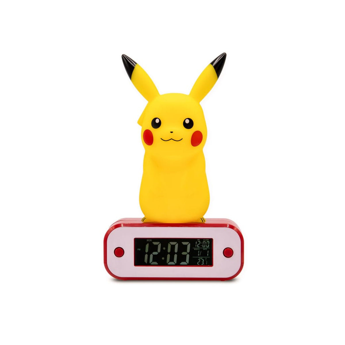 Produktbild Pokémon Wecker mit Leuchtfunktion Pikachu 18 cm