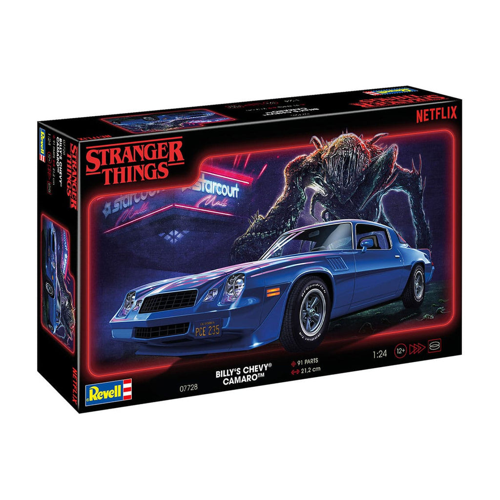 Produktbild Stranger Things Modellbausatz 1/25 Chevy Camaro Z/28 19 cm