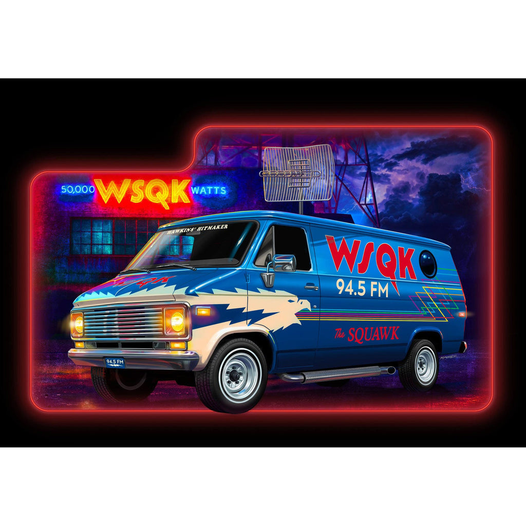 Produktbild Stranger Things Modellbausatz 1/25 Squawk Van 21 cm