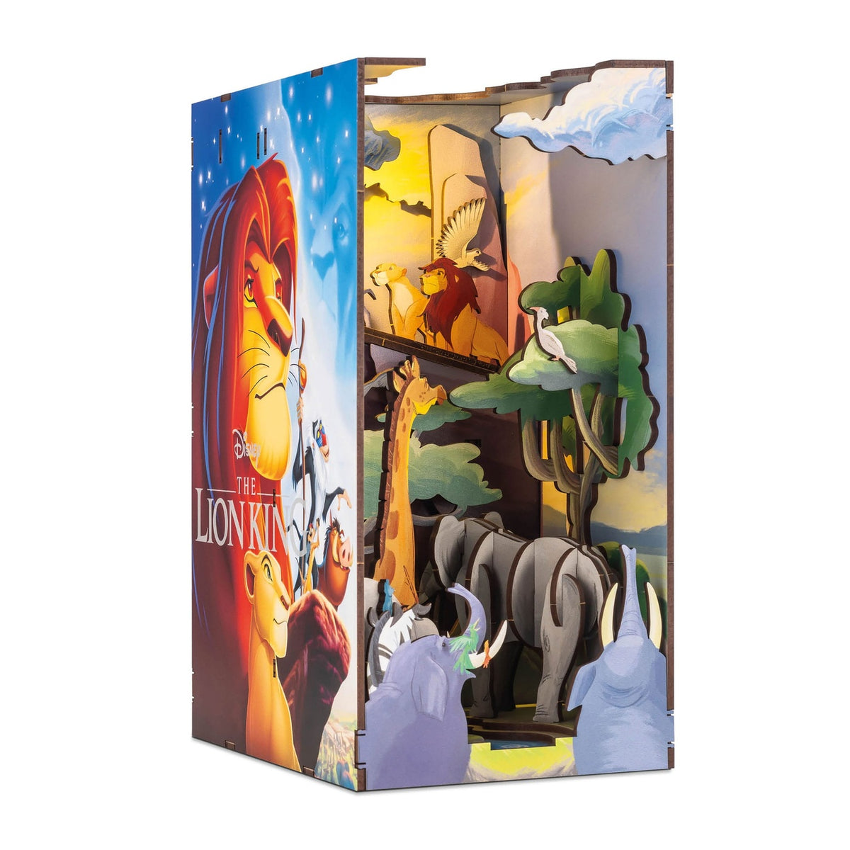 Produktbild Disney Tiny Adventures Book Nook Mini-Diorama Der König der Löwen 23 cm