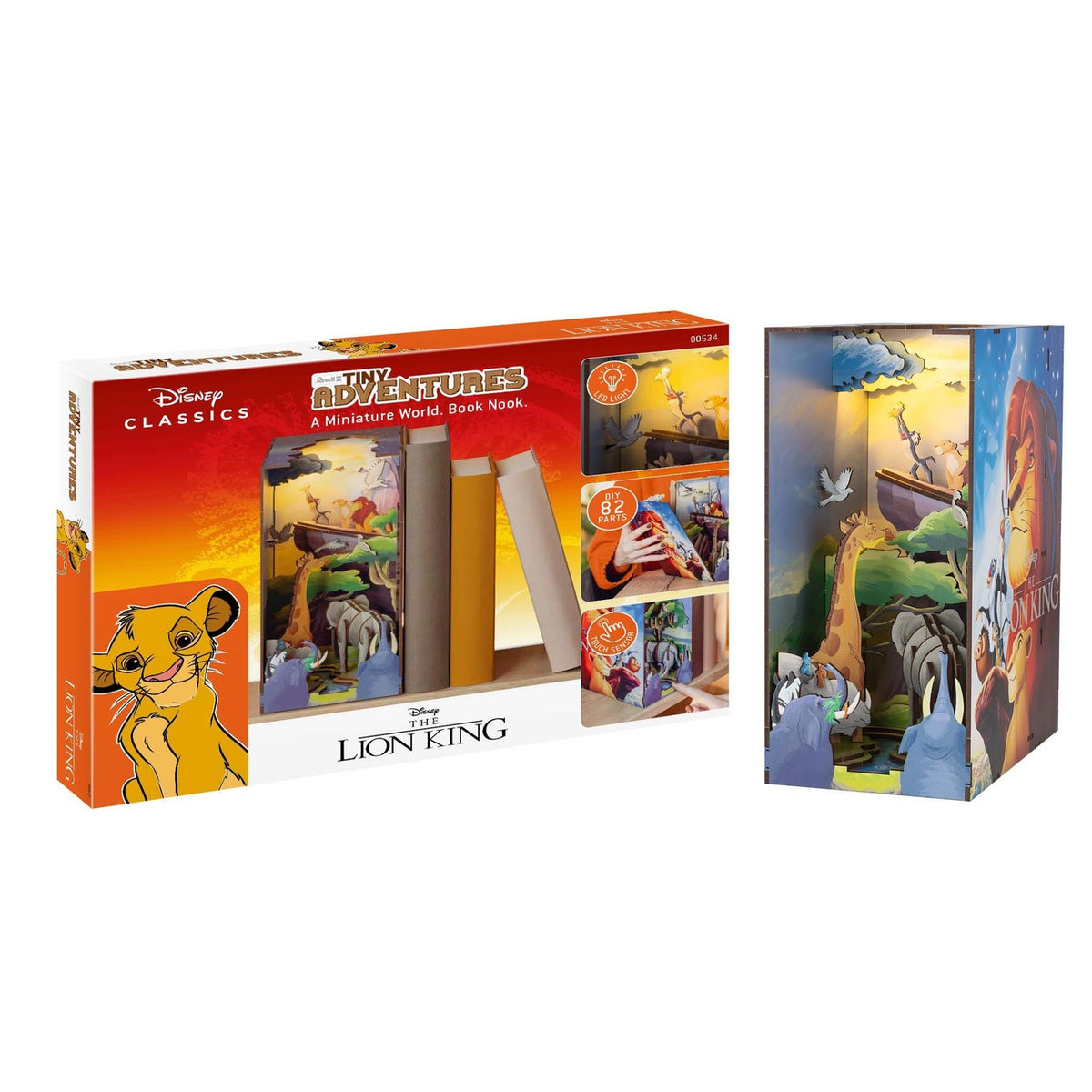 Produktbild Disney Tiny Adventures Book Nook Mini-Diorama Der König der Löwen 23 cm