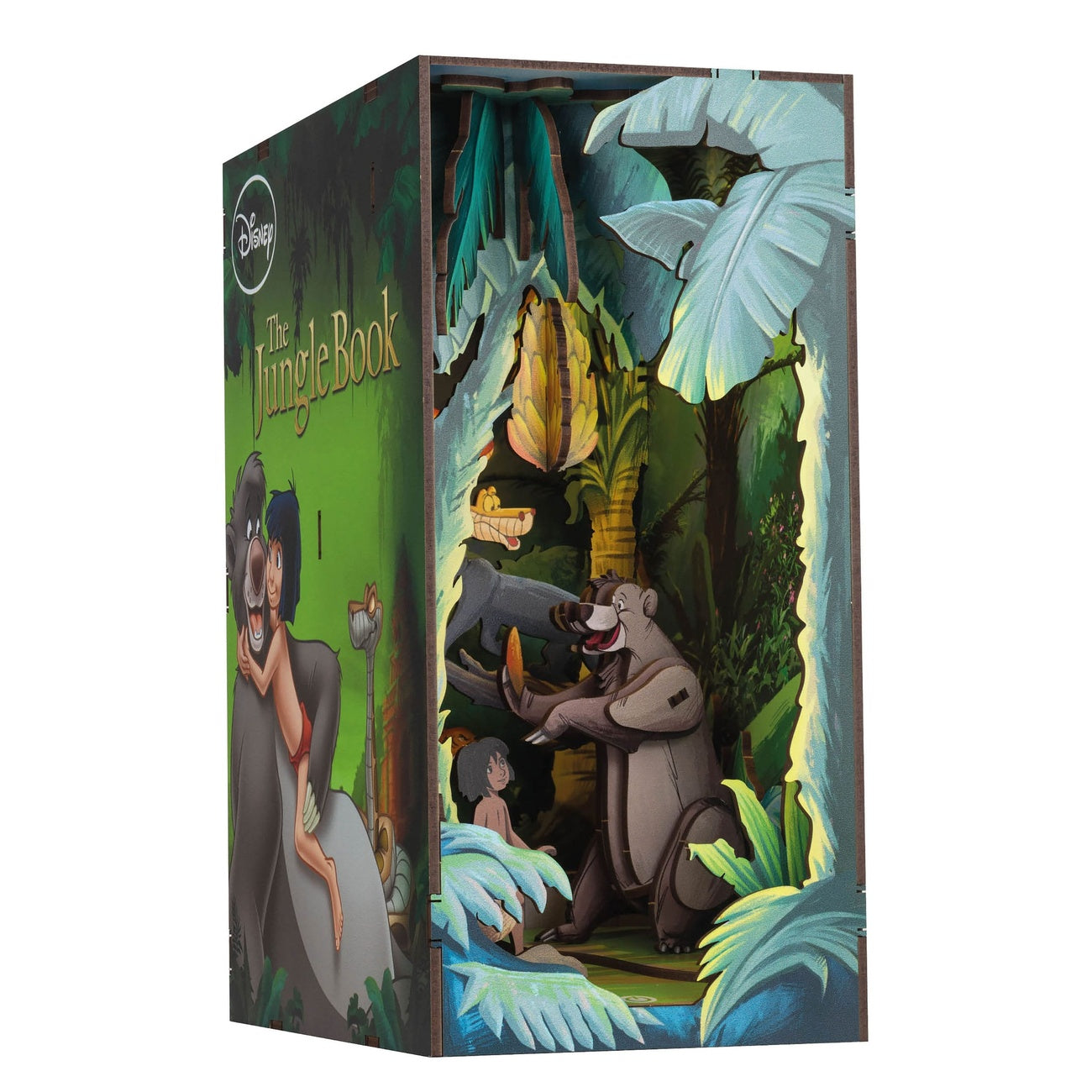 Produktbild Disney Tiny Adventures Book Nook Mini-Diorama Das Dschungelbuch 23 cm