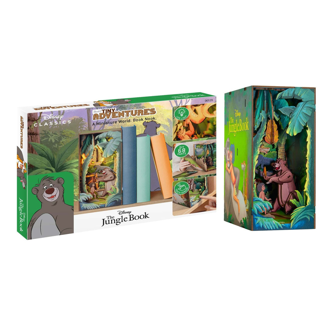 Produktbild Disney Tiny Adventures Book Nook Mini-Diorama Das Dschungelbuch 23 cm