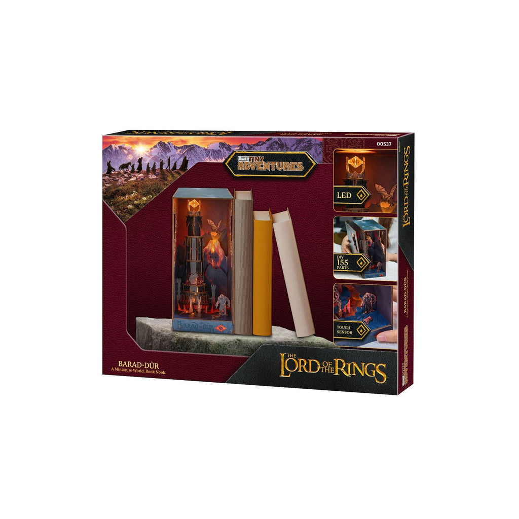 Produktbild Der Herr der Ringe Tiny Adventures Book Nook Mini-Diorama Barad-Dûr 23 cm