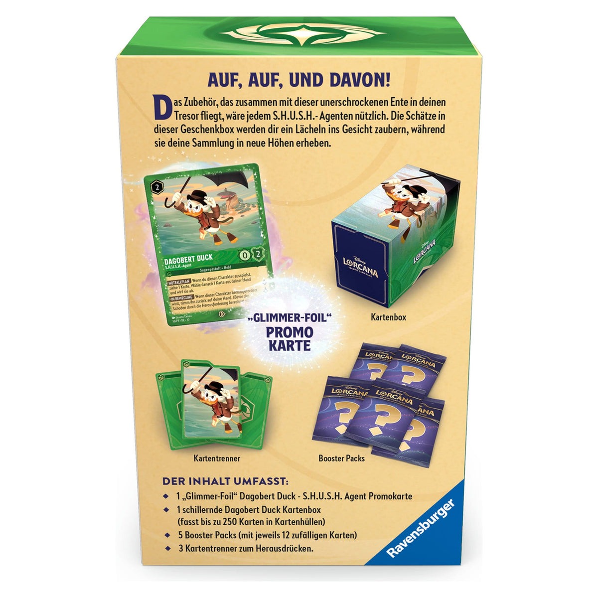 Produktbild Disney Lorcana TCG Dagobert Duck Geschenkbox *Deutsche Edition*