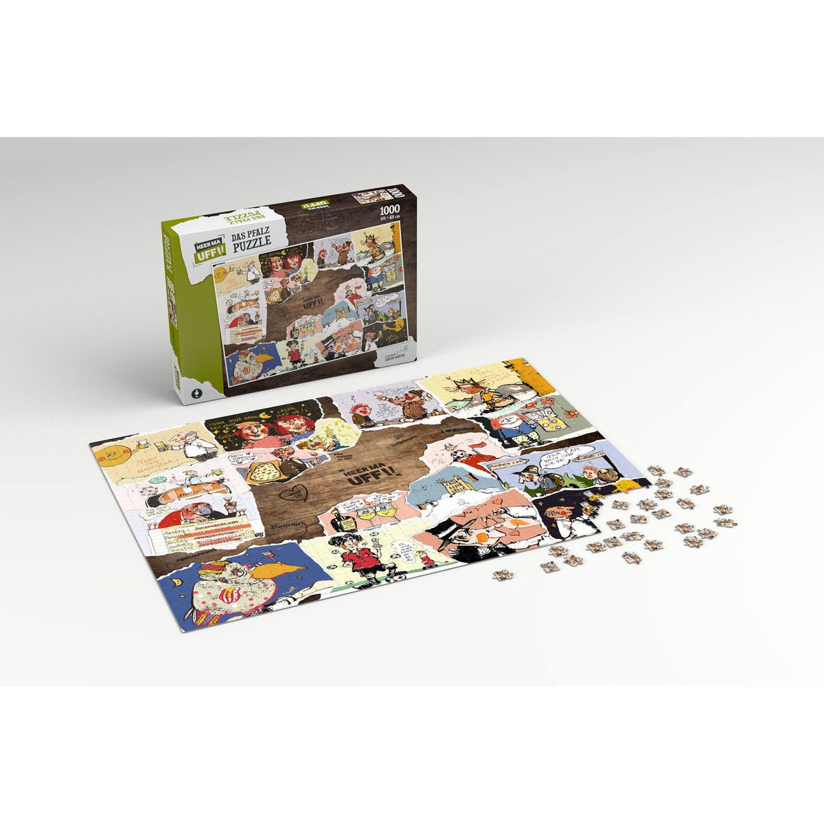 Produktbild Heer Ma Uff!! - Das Pfalzpuzzle - 1000 Teile