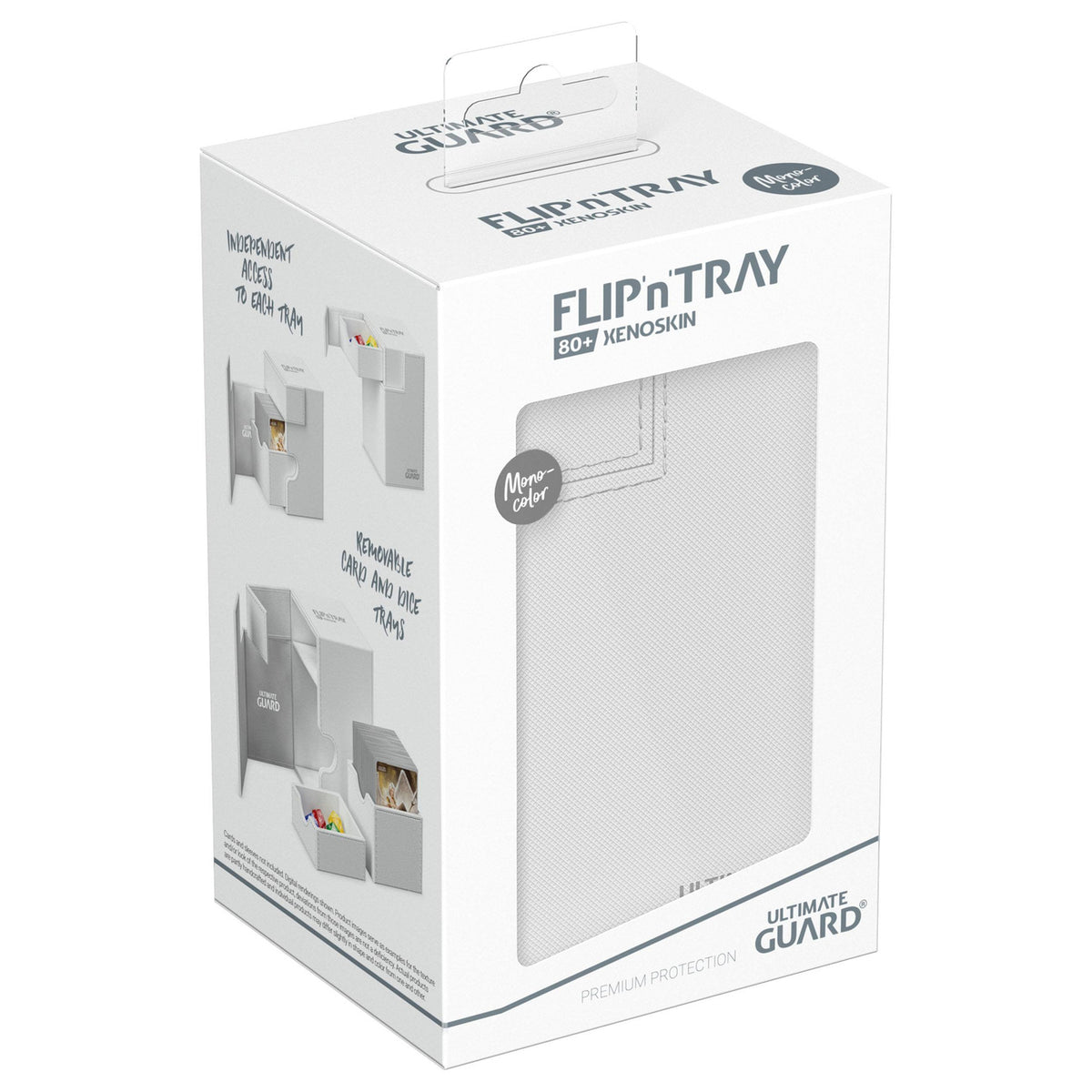 Produktbild Ultimate Guard Flip'n'Tray 80+ Xenoskin - White