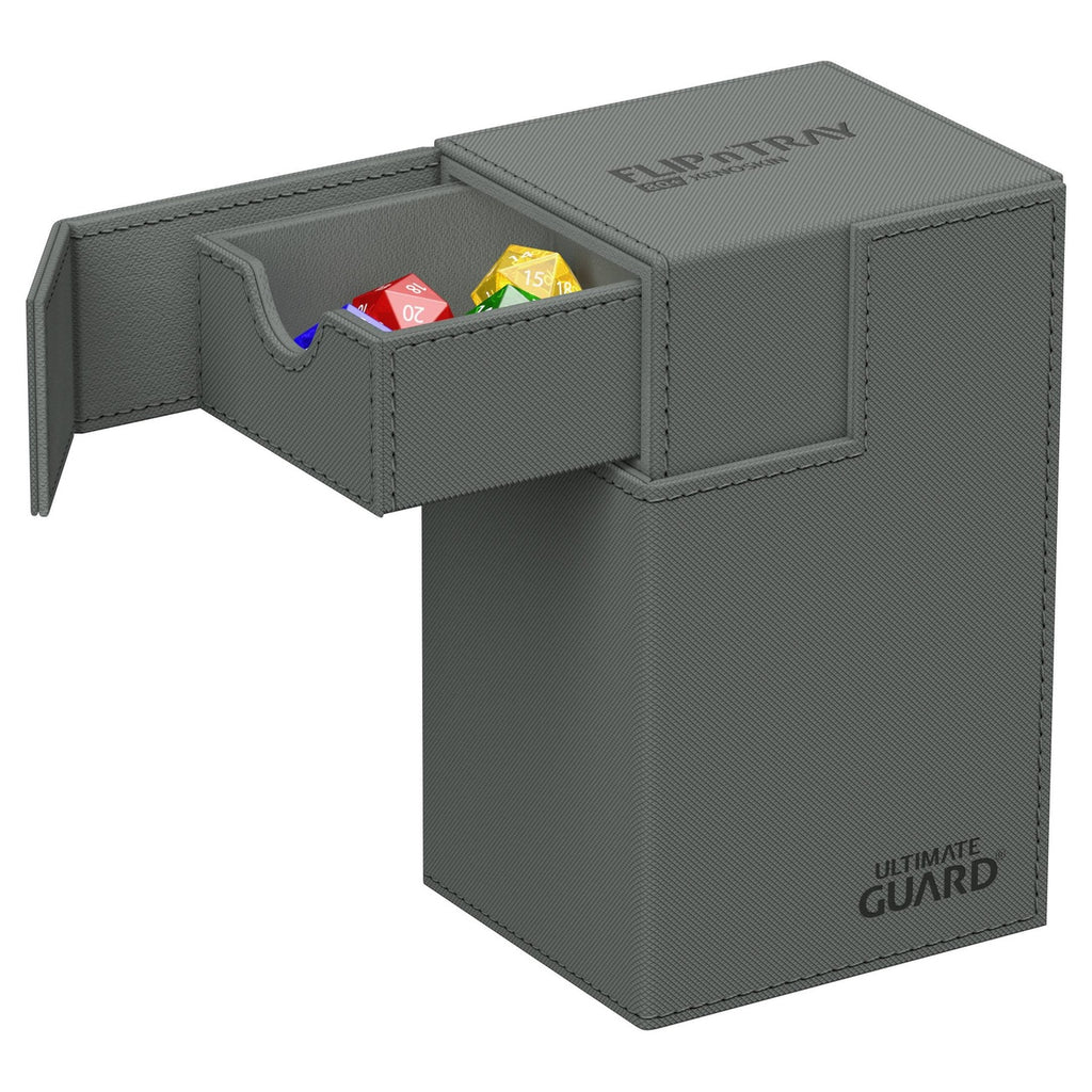 Produktbild Ultimate Guard Flip'n'Tray 80+ XenoSkin Deckbox grau
