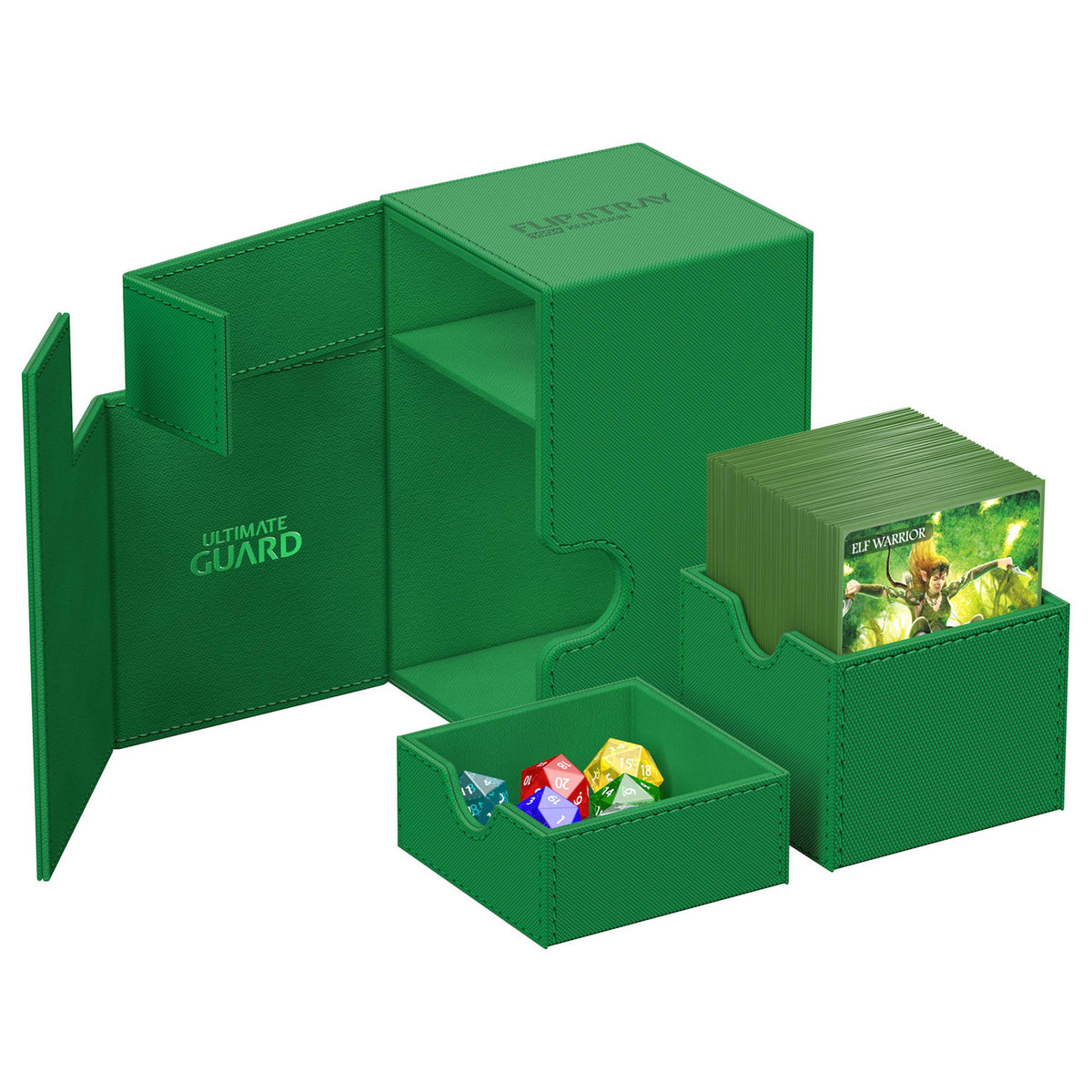 Produktbild Ultimate Guard Flip'n'Tray 100+ Xenoskin - Green
