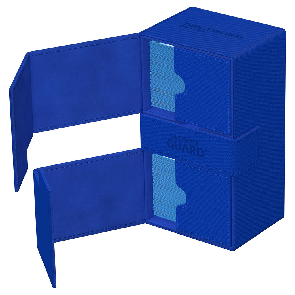 Produktbild Ultimate Guard Twin Flip'n'Tray 200+ Xenoskin - Blue