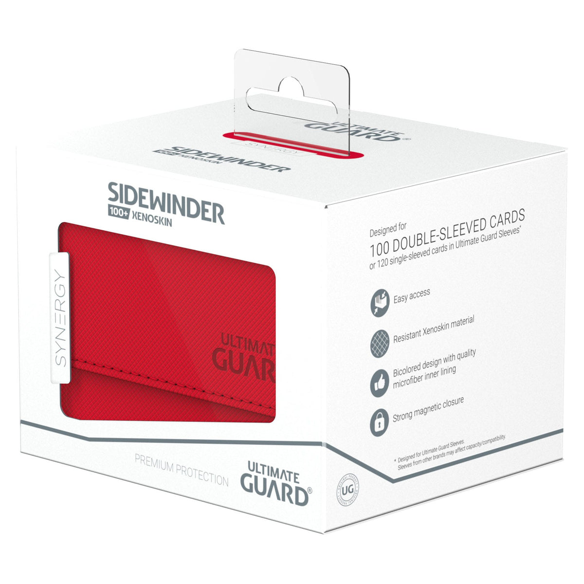 Produktbild Ultimate Guard Sidewinder 100+ Xenoskin Synergy - Red/White