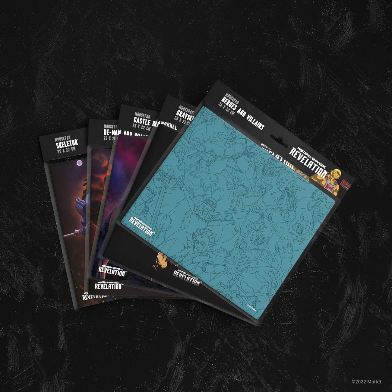 Produktbild Masters of the Universe: Revelation&trade; Mousepad Heroes and Villains 25 x 22 cm