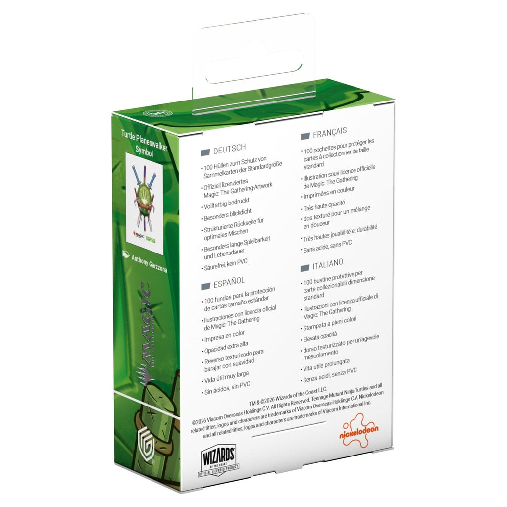 Produktbild Ultimate Guard Art Sleeves Magic: The Gathering | Teenage Mutant Ninja Turtles - Turtle Planeswalker Symbol