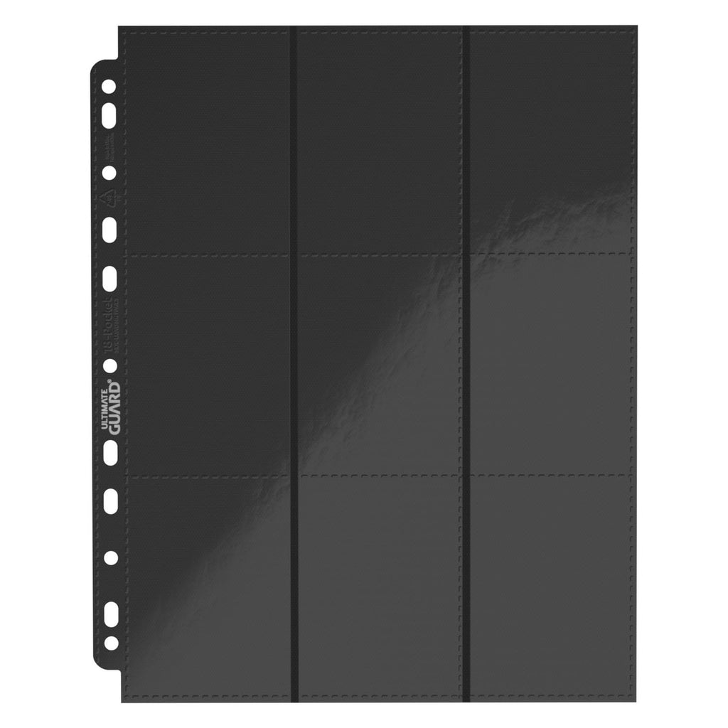 Produktbild Ultimate Guard 18-Pocket Pages Side-Loading (10) - Black