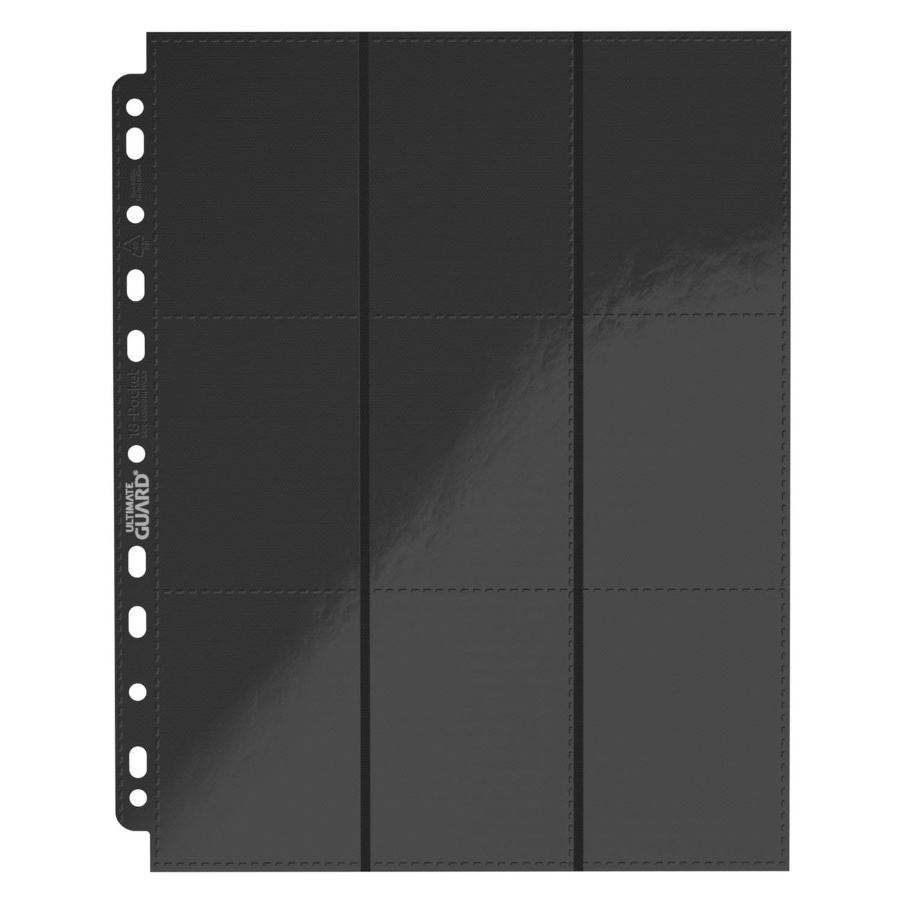 Produktbild Ultimate Guard 18-Pocket Pages Side-Loading (10) - Black