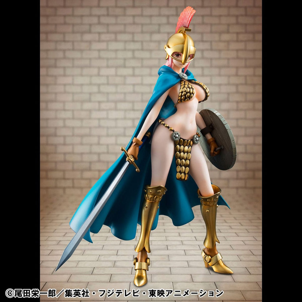 One Piece P.O.P PVC Statue Gladiator Rebecca Sailing Again Super Limited Reprint Ver. 22 cm