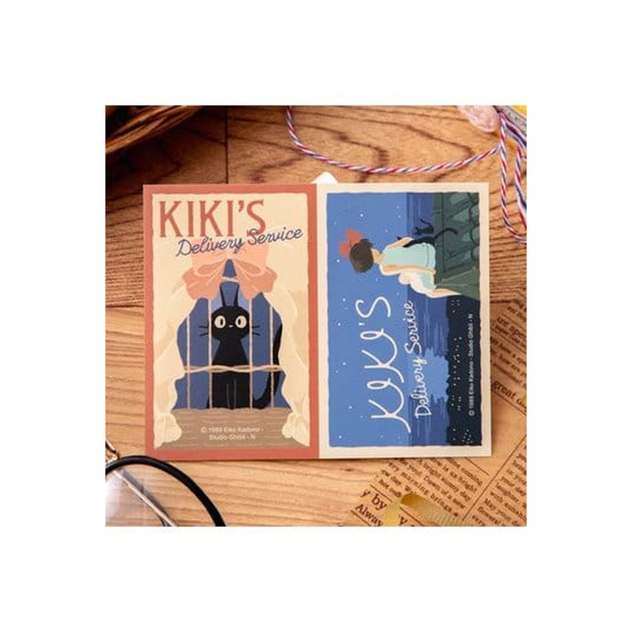 Produktbild Kikis kleiner Lieferservice Sticker Kiki & Jiji Retro