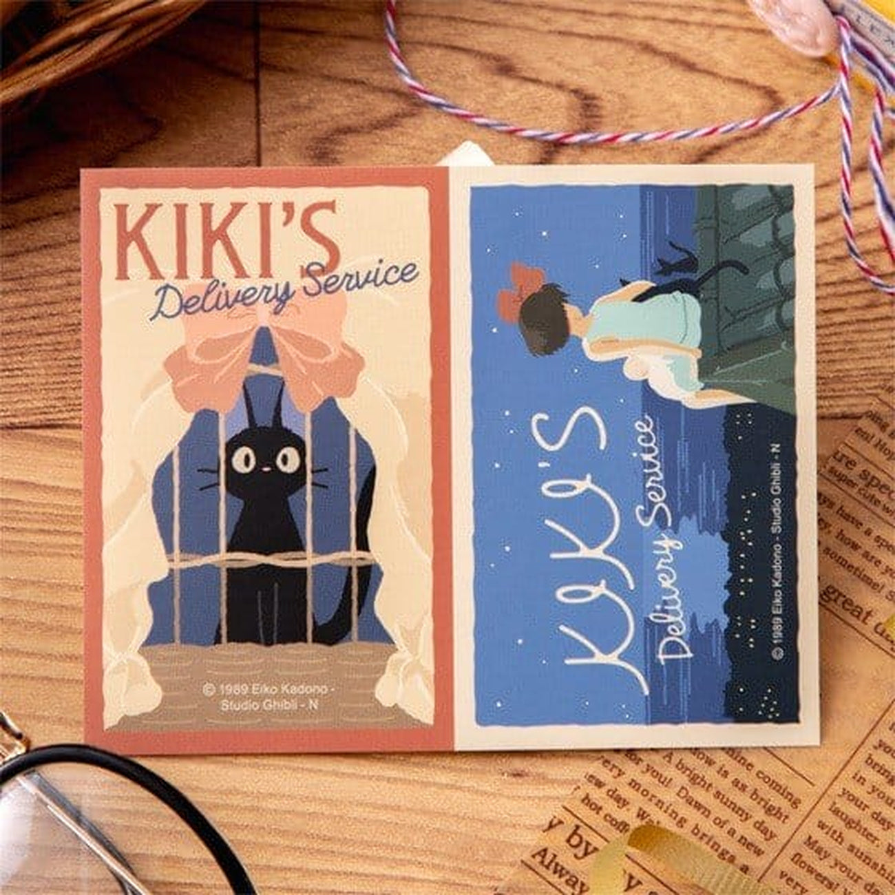 Produktbild Kikis kleiner Lieferservice Sticker Kiki & Jiji Retro