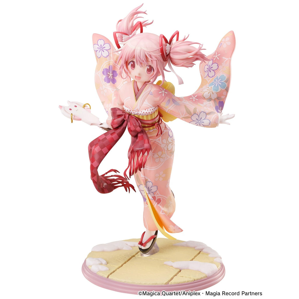 Puella Magi Madoka Magica Side Story Magia Record PVC Statue 1/7 Madoka Kaname Kimono Ver. 22 cm