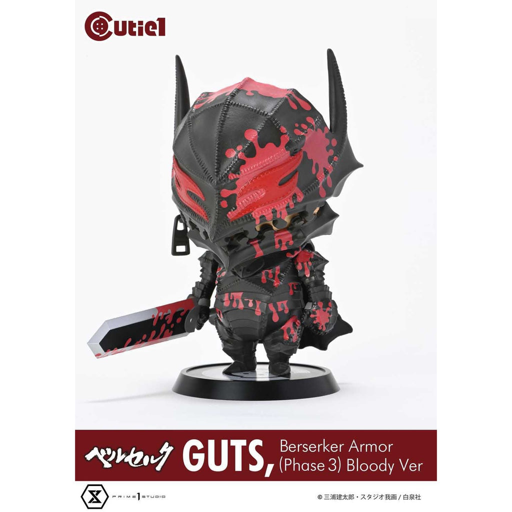 Produktbild Berserk Cutie1 PVC Figur Guts Berserker Armor (Phase 3) Bloody Ver. 12 cm