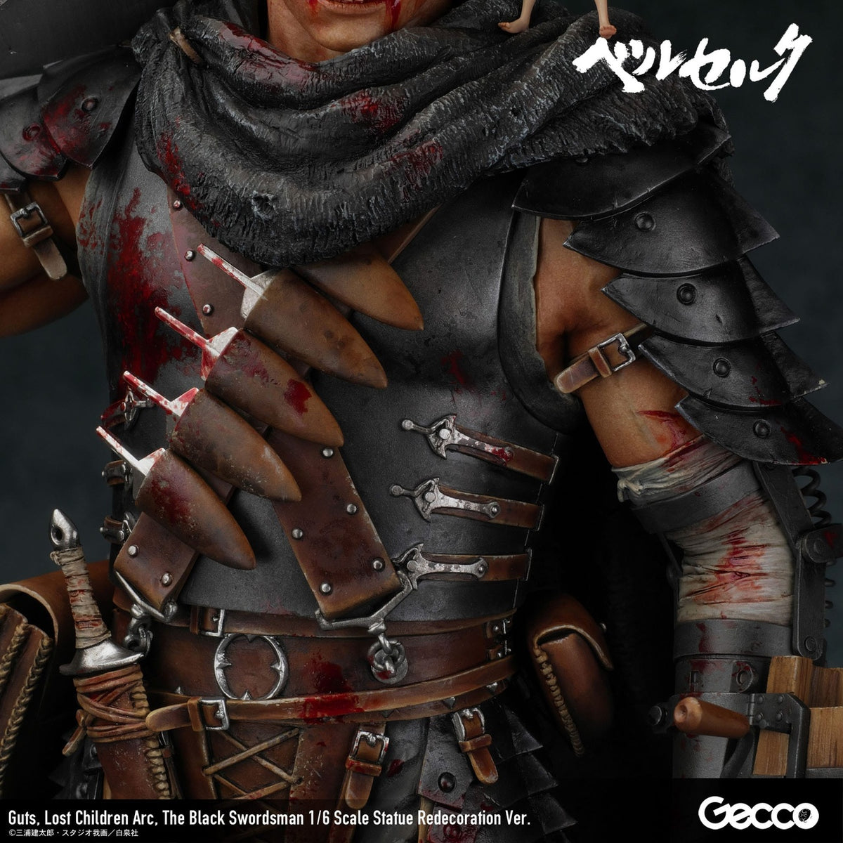 Produktbild Berserk Statue 1/6 Guts Lost Children Arc The Black Swordsman Redecoration Ver. 38 cm