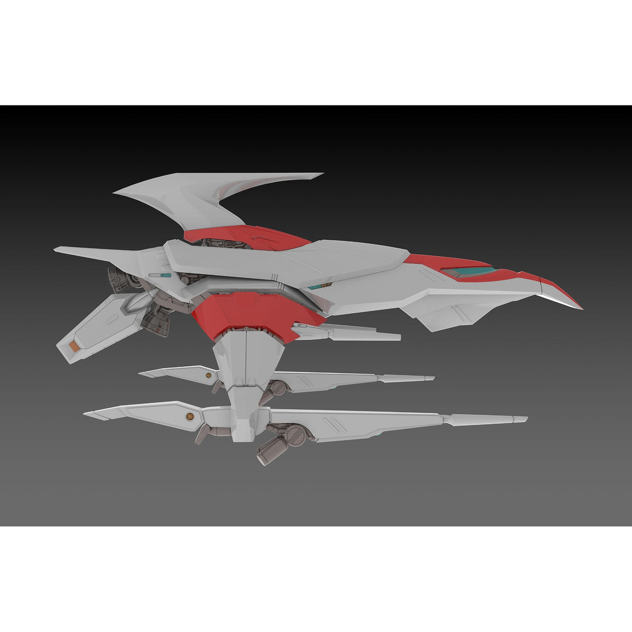 Produktbild Dariusburst CS Core Plastic Kit 1/144 Legend Silver Hawk 3F-1B Space Fighter 14 cm