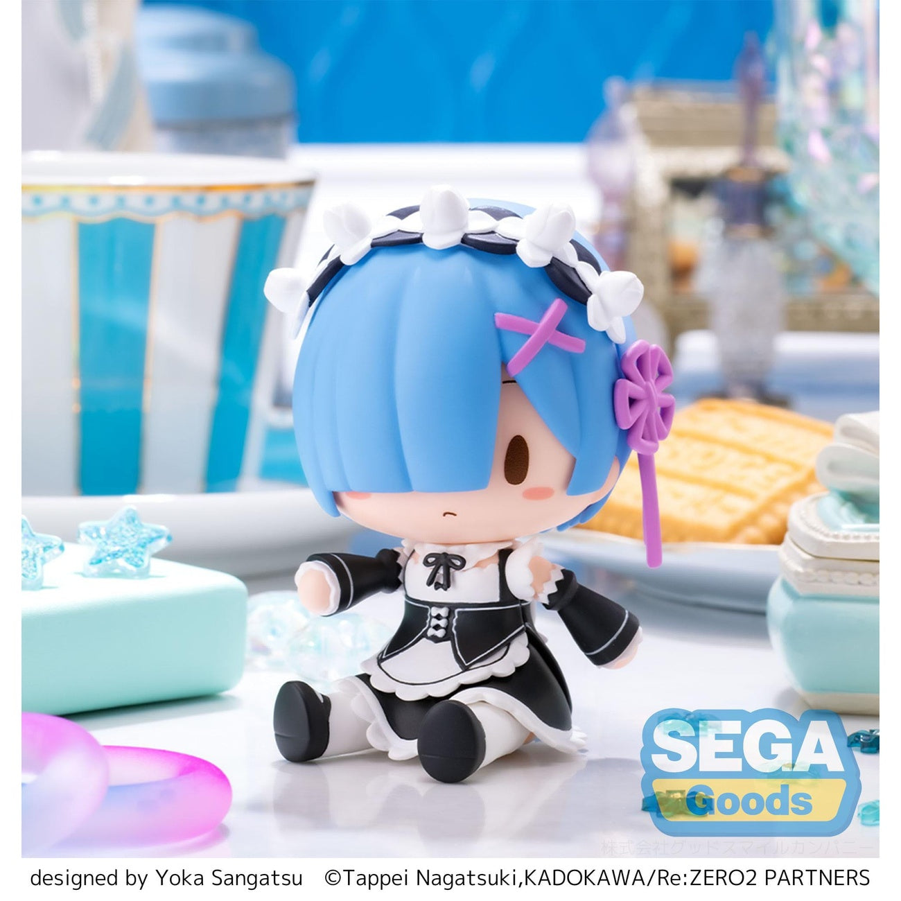 Produktbild Re:Zero Starting Life in Another World Fuwa Petit Chibi Figur Rem 8 cm