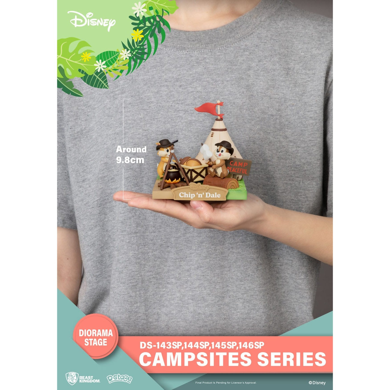 Produktbild Disney D-Stage Campsite Series PVC Diorama Mini & Pluto Special Edition 10 cm
