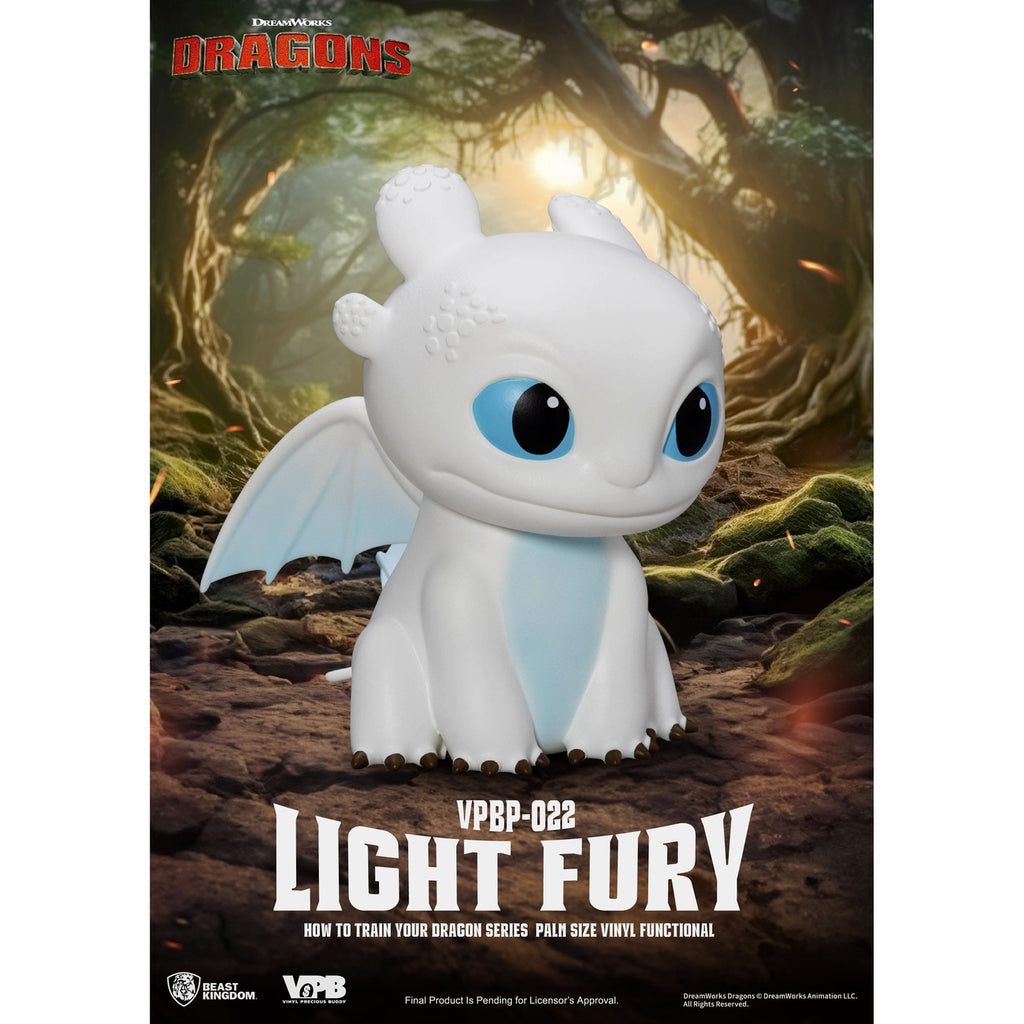 Produktbild Drachenzähmen leicht gemacht Piggy Vinyl Spardose Light Fury 12 cm