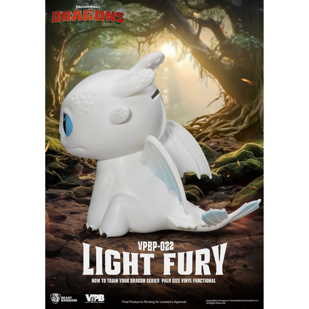 Produktbild Drachenzähmen leicht gemacht Piggy Vinyl Spardose Light Fury 12 cm