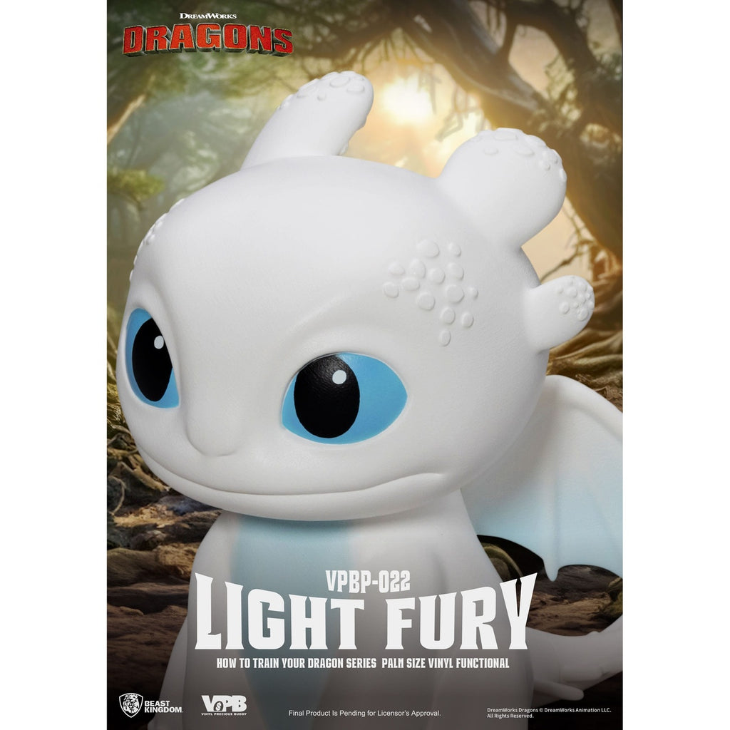 Produktbild Drachenzähmen leicht gemacht Piggy Vinyl Spardose Light Fury 12 cm