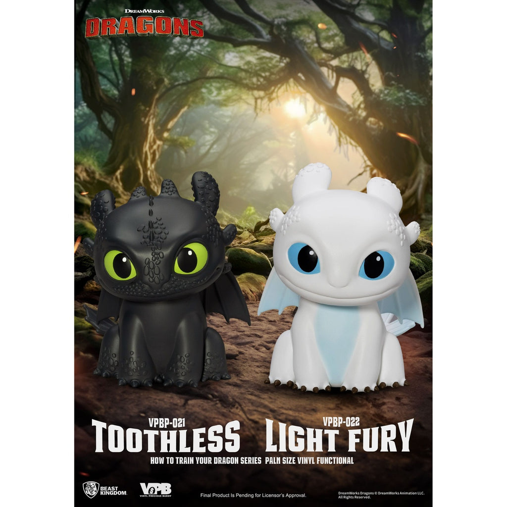 Produktbild Drachenzähmen leicht gemacht Piggy Vinyl Spardose Light Fury 12 cm