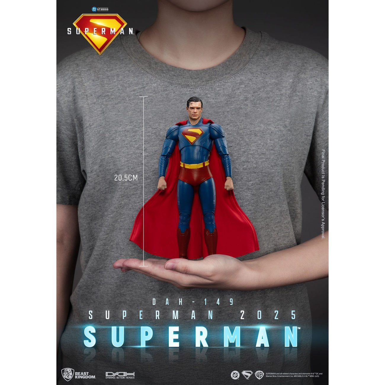 Product image Superman (2025) Action Figure Superman & Krypto 21 cm
