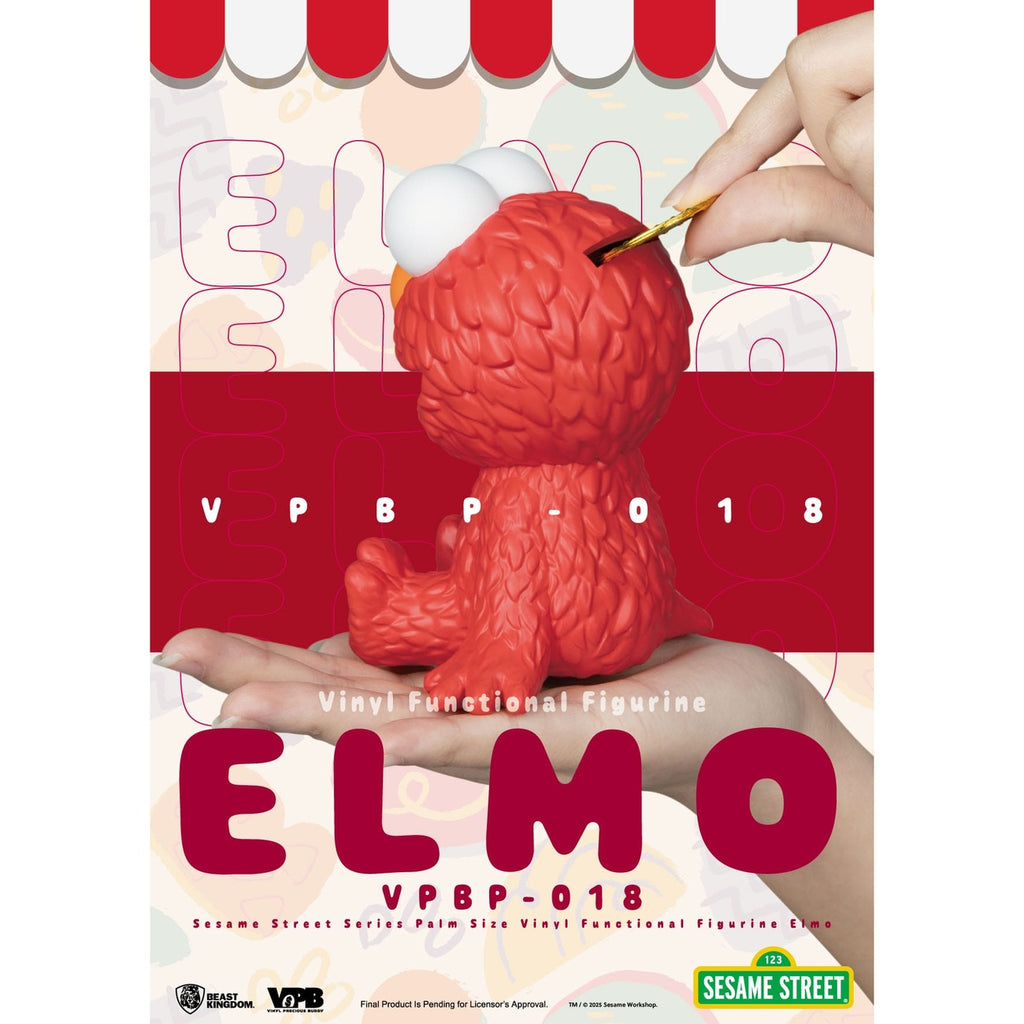 Produktbild Sesamstraße Piggy Vinyl Spardose Elmo 12 cm