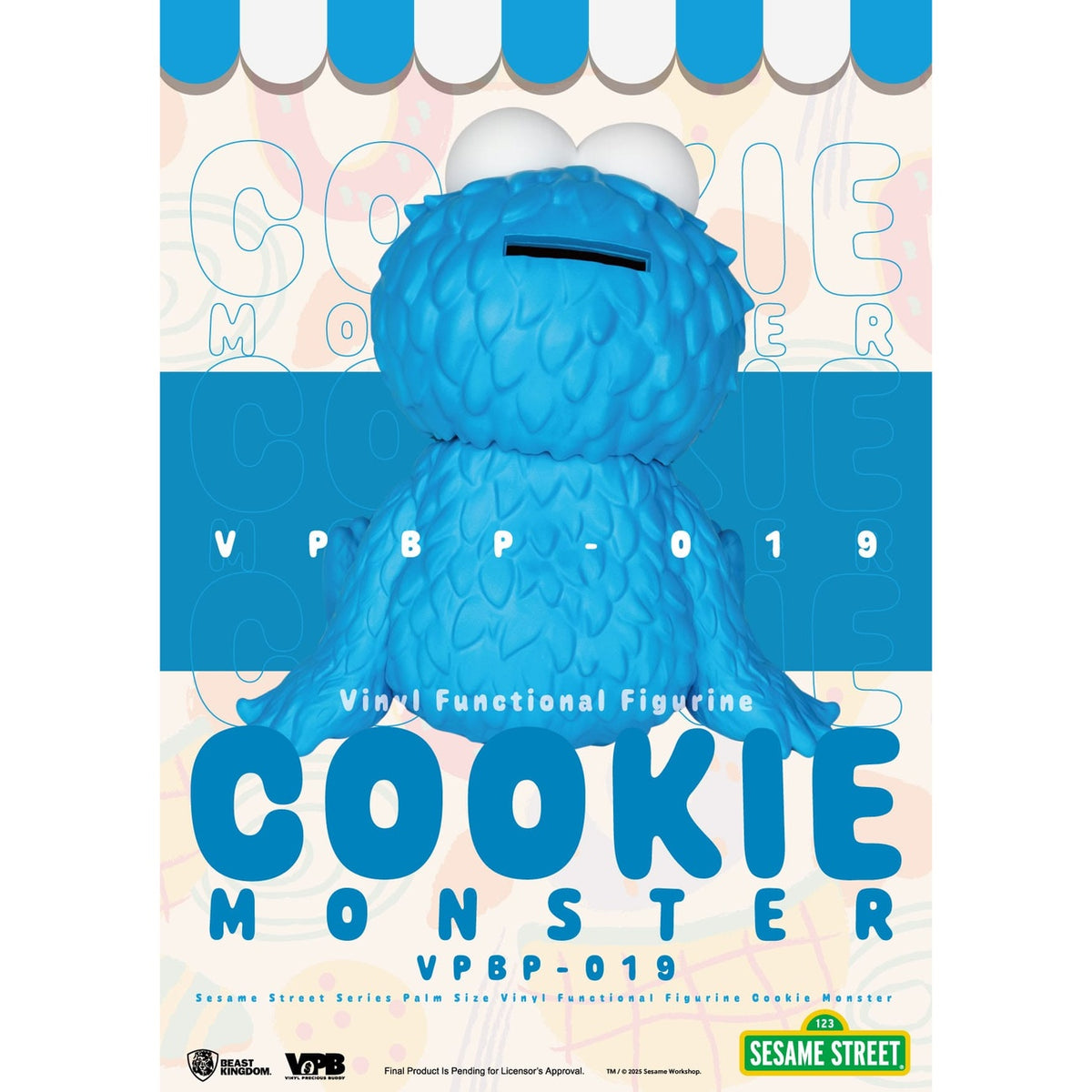 Produktbild Sesamstraße Piggy Vinyl Spardose Cookie Monster 12 cm