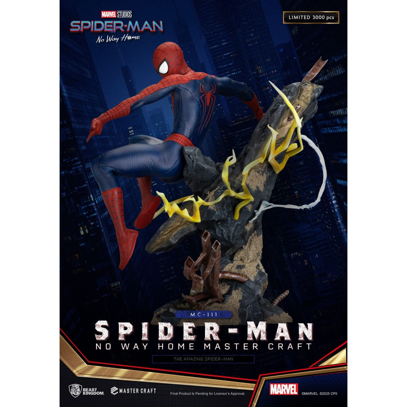 Produktbild Spider-Man: No Way Home Master Craft Statue The Amazing Spider-Man 35 cm