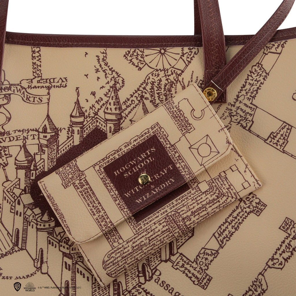 Produktbild Harry Potter Tragetasche & Geldbeutel Marauder's Map