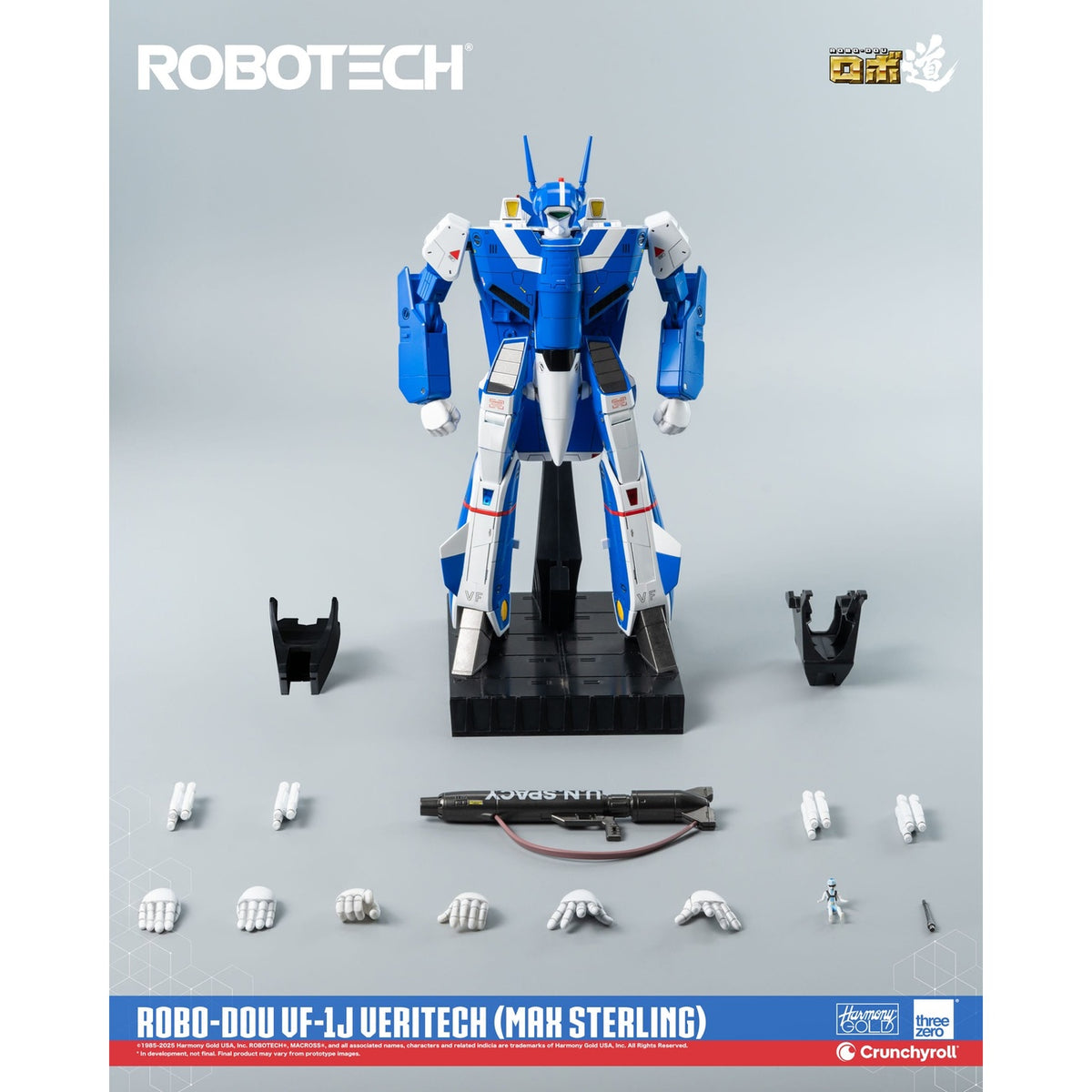 Produktbild Robotech Actionfigur ROBO-DOU VF-1J Veritech (Max Sterling) 20 cm