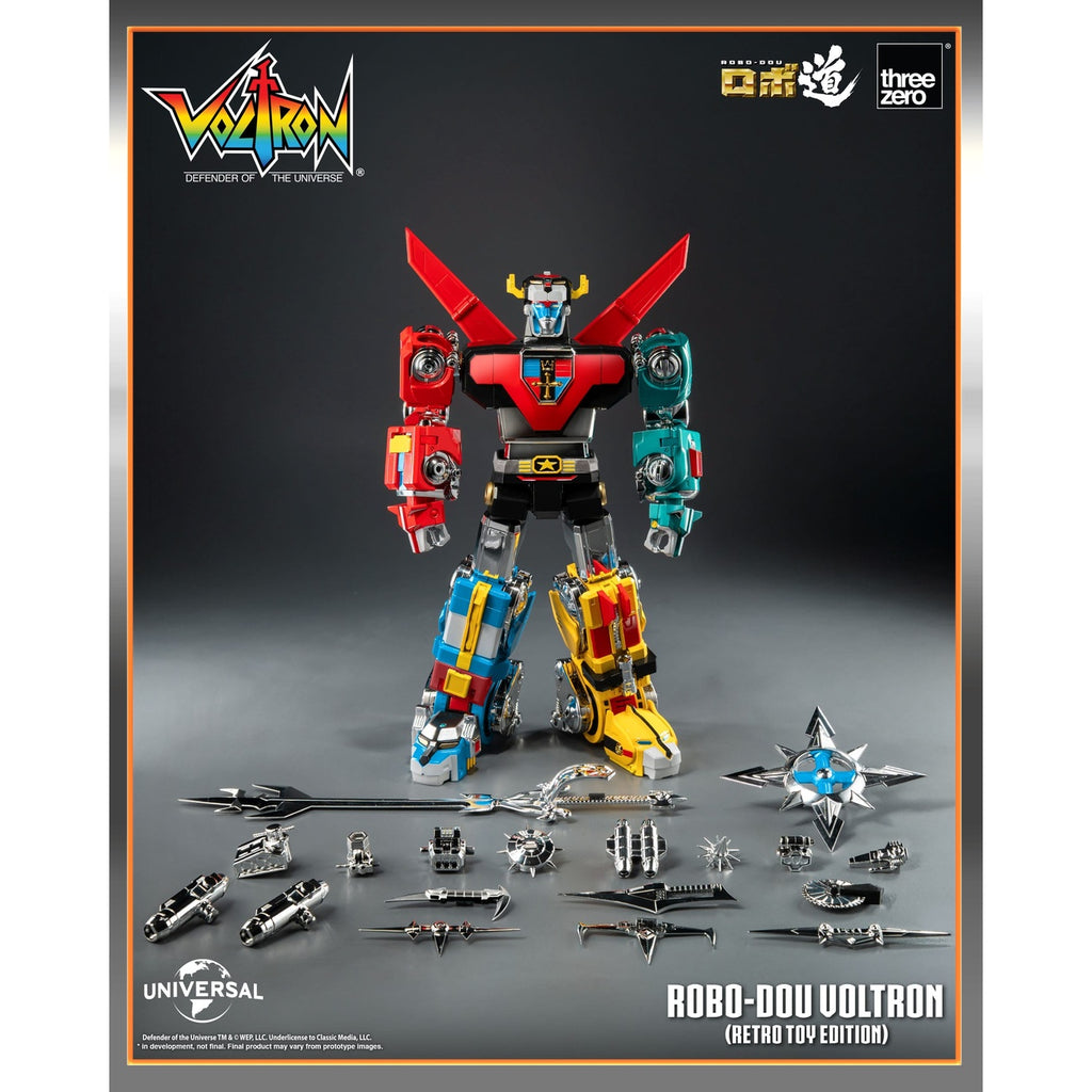 Product image Voltron: Defender of the Universe Robo-Dou Action Figure Voltron Retro Toy Edition 27 cm