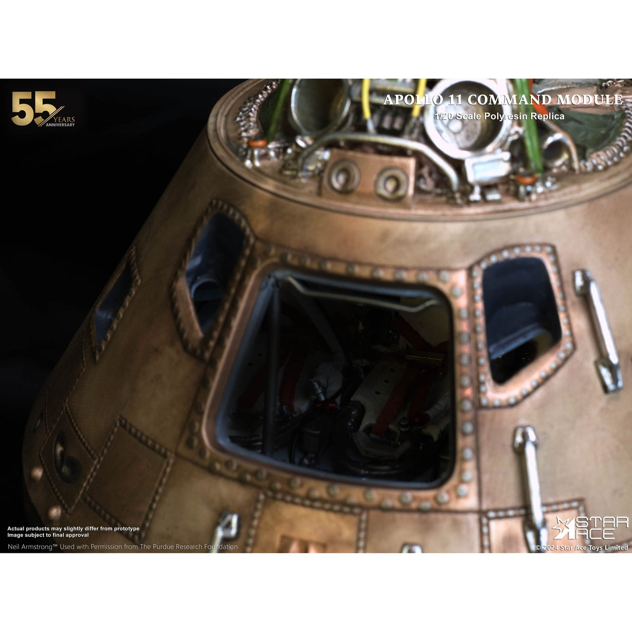 Produktbild Apollo 11 Replik 1/20 Command Module (DX) 20 cm