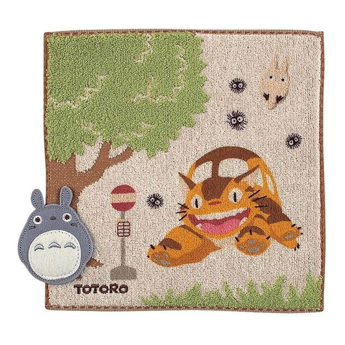 Produktbild Mein Nachbar Totoro Mini-Handtuch Bus Stop 25 x 25 cm