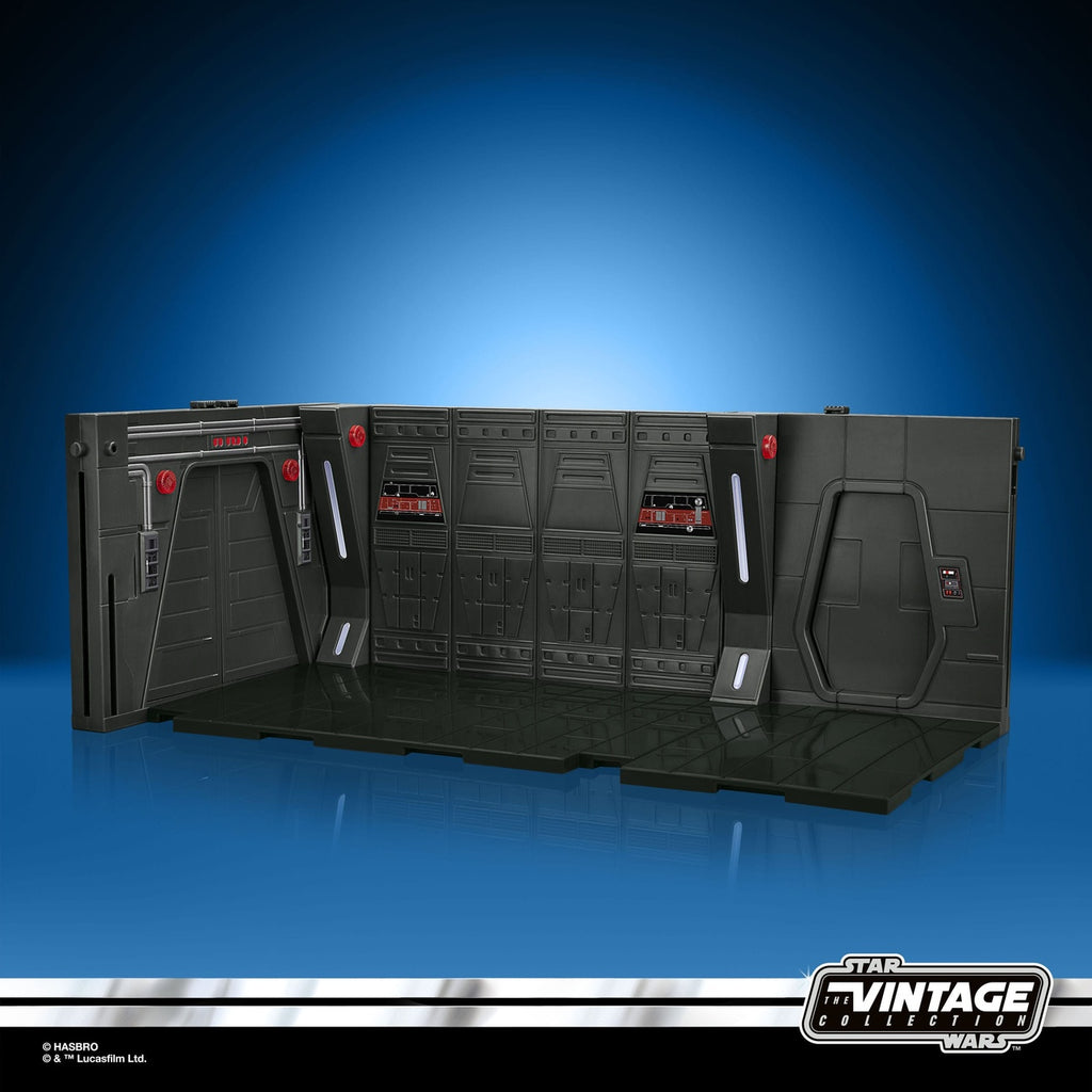 Produktbild Star Wars: The Mandalorian Vintage Collection Moff Gideon's Imperial Light Cruiser Hallway mit Mandalorian Privateer Act