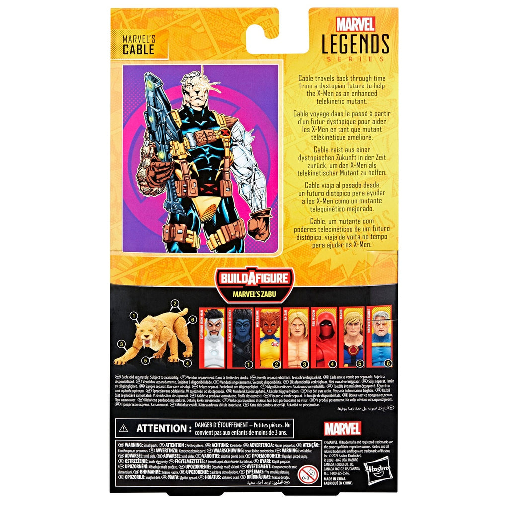 Produktbild Marvel Legends Actionfigur Marvel's Cable (BAF: Marvel's Zabu) 15 cm