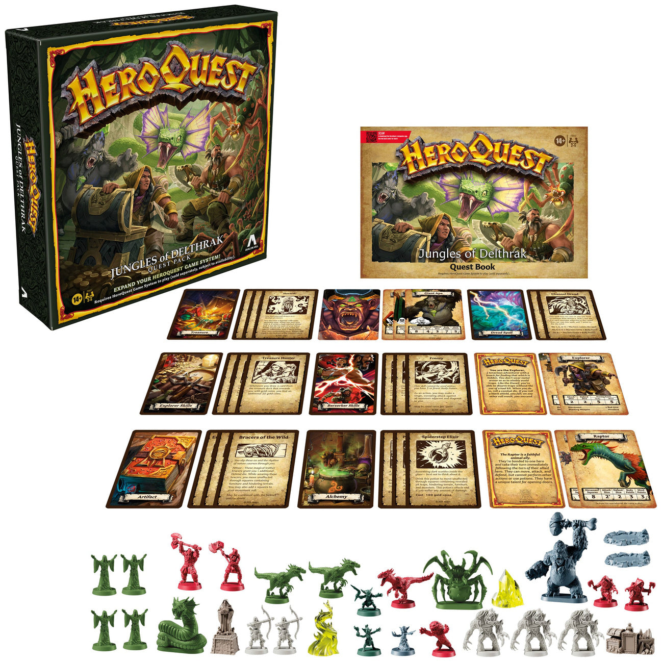 Produktbild HeroQuest Brettspiel-Erweiterung Jungles of Delthrak Abenteuerpack *Englische Version*