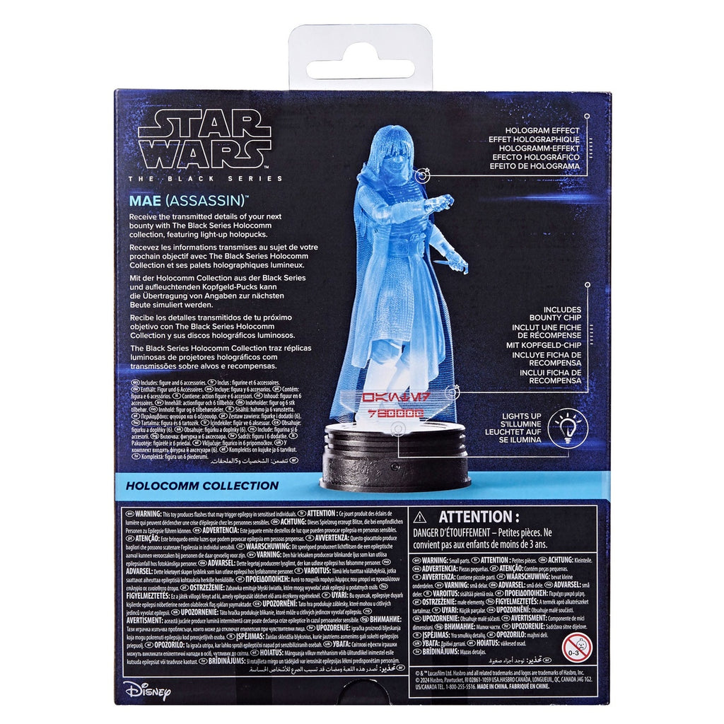 Produktbild Star Wars Black Series Holocomm Collection Actionfigur Mae (Assassin) 15 cm