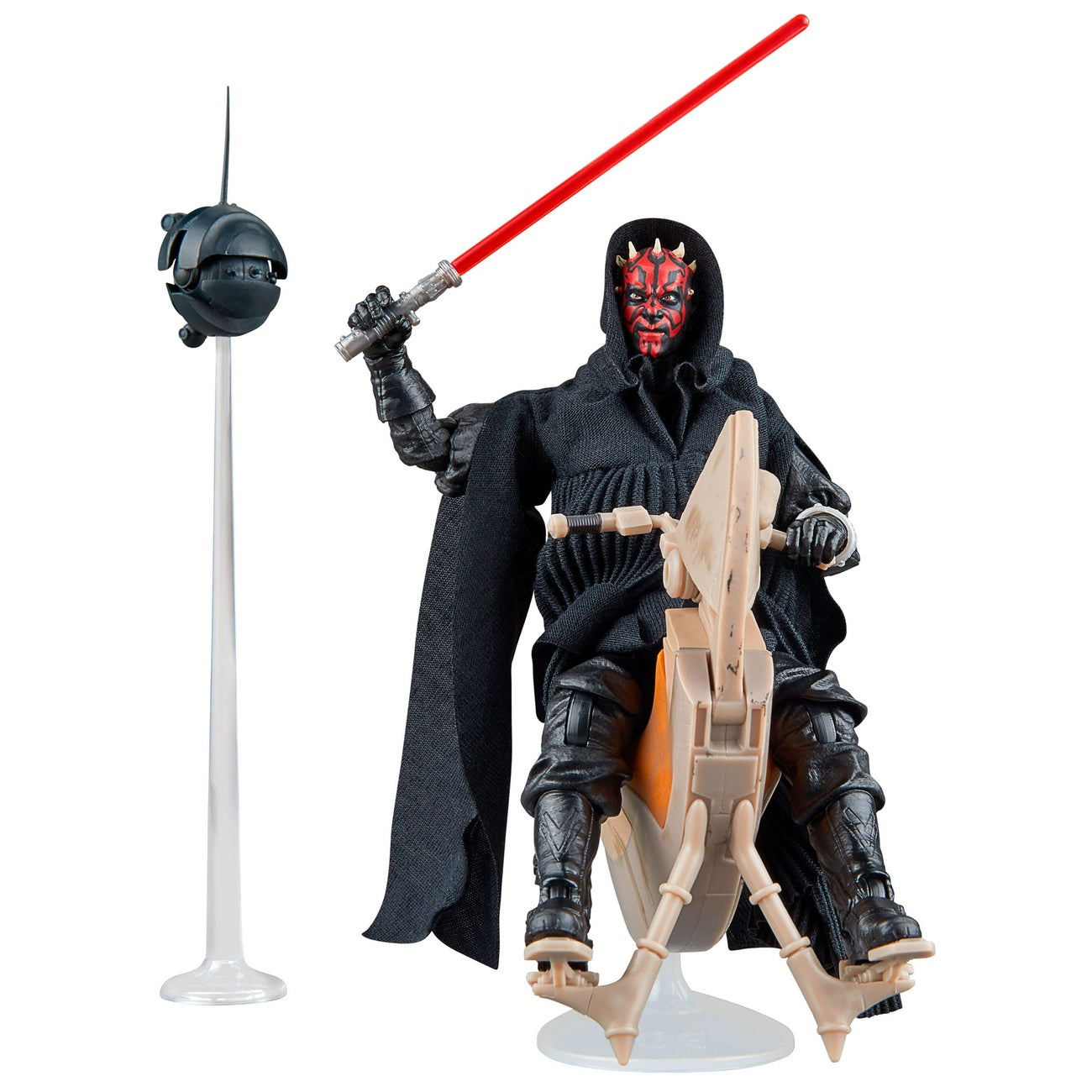 Produktbild Star Wars Episode I Black Series Fahrzeug mit Actionfigur Darth Maul & Sith Speeder 25th Anniversary
