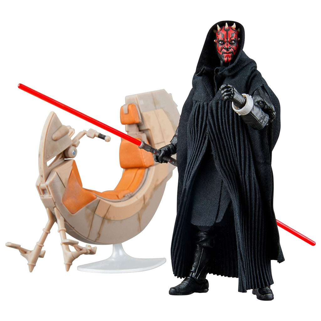 Produktbild Star Wars Episode I Black Series Fahrzeug mit Actionfigur Darth Maul & Sith Speeder 25th Anniversary