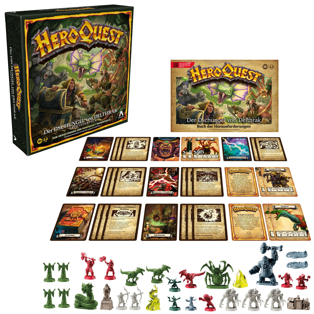 Produktbild HeroQuest Brettspiel-Erweiterung Der Dschungel von Delthrak Abenteuerpack *Deutsche Version*