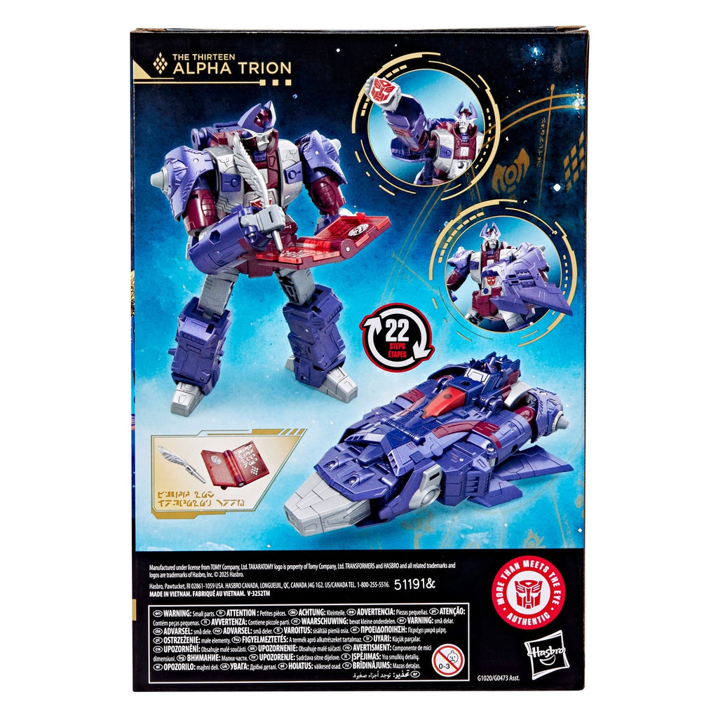 Produktbild Transformers Age of the Primes Voyager Class Actionfigur The Thirteen: Alpha Trion 18 cm